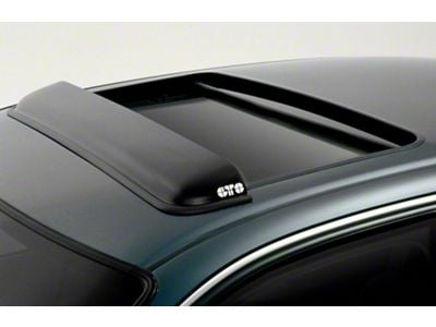 Sunroof Windguard for 36-Inch Wide or Less Sunroofs; Smoked (Universal; Some Adaptation May Be Required)