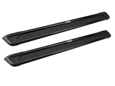 Sure-Grip Running Boards; Black Aluminum (19-25 Sierra 1500 Crew Cab)