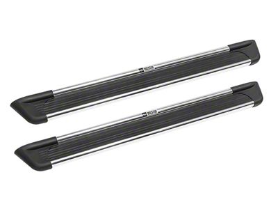 Sure-Grip Running Boards; Brushed Aluminum (07-13 Sierra 1500 Crew Cab)