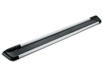 Sure-Grip Running Boards without Mounting Kit; Brushed Aluminum (99-25 Sierra 1500 Extended/Double Cab)