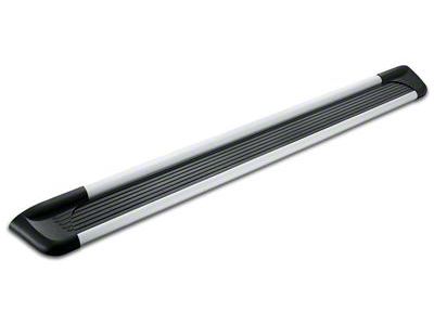 Sure-Grip Running Boards without Mounting Kit; Brushed Aluminum (99-24 Sierra 1500 Extended/Double Cab)