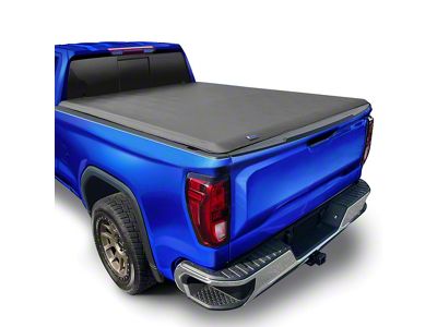 T1 Soft Rollup Bed Cover (19-24 Sierra 1500 w/ 5.80-Foot Short & 6.50-Foot Standard Box)