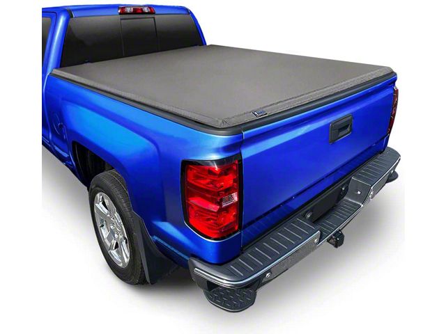 T3 Soft Tri-Fold Bed Cover (14-18 Sierra 1500 w/ 5.80-Foot Short & 6.50-Foot Standard Box)