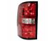 Tail Lights; Chrome Housing; Red Lens (14-18 Sierra 1500 w/ Factory Halogen Tail Lights)