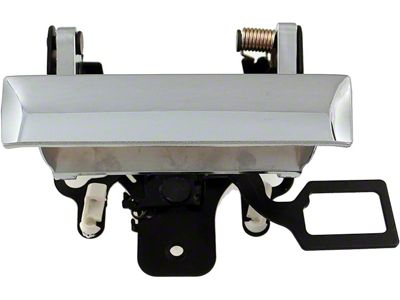 Tailgate Handle; All Chrome; With keyhole and Lockable Gate (07-13 Sierra 1500)