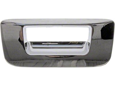 Tailgate Handle Bezel; All Chrome; Without Keyhole (07-13 Sierra 1500)