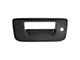 Tailgate Handle Bezel with Lock Provision; Textured Black (07-13 Sierra 1500)