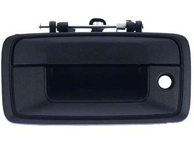 Tailgate Handle; Black; Without Backup Camera (16-18 Sierra 1500)