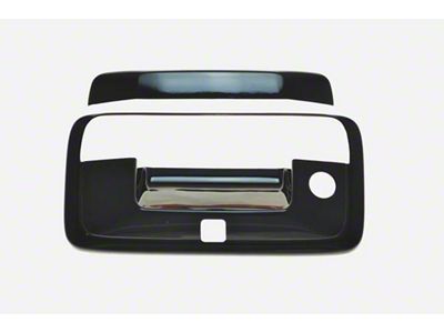 Tailgate Handle Cover; Gloss Black (14-18 Sierra 1500)