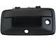 Tailgate Handle with Backup Camera Hole; Textured Black (14-15 Sierra 1500)