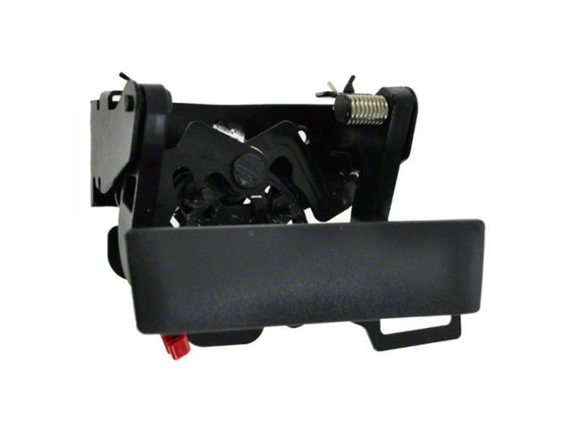 Tailgate Handle with Lock Provision; Textured Black (07-13 Sierra 1500)