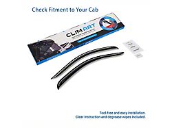 Tape-On Window Deflectors (07-13 Sierra 1500 Regular Cab)