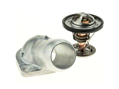 Thermostat with Housing Assembly; 187-Degree (99-03 6.0L Sierra 1500)