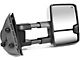 Powered Heated Towing Mirror with Smoked LED Turn Signal; Chrome; Passenger Side (07-13 Sierra 1500)