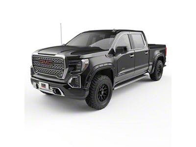 EGR Traditional Bolt-On Look Fender Flares; Black (19-25 Sierra 1500, Excluding AT4X)