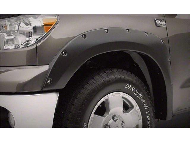 EGR Traditional Bolt-On Look Fender Flares; Matte Black (14-15 Sierra 1500)