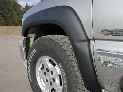 Trail Riderz Fender Flares; Smooth Black (99-06 Sierra 1500 Fleetside)