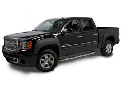 Trail Riderz Fender Flares; Smooth Black (07-13 Sierra 1500 w/ 5.80-Foot Short Box)