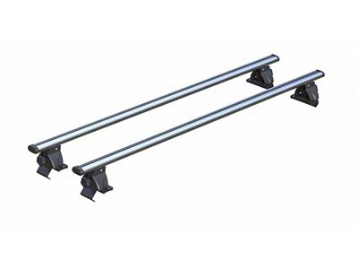 Traveler Cross Bar Roof Rack; Silver; 60-Inch (14-25 Sierra 1500)