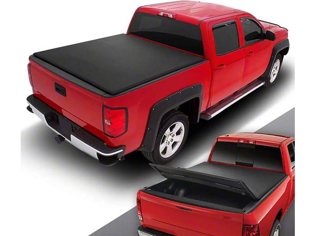 Tri-Fold Soft Tonneau Cover (99-06 Sierra 1500 w/ 8-Foot Long Box)