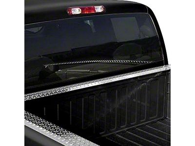 Truck Bed Bulkhead Cap; Treadbrite Aluminum (99-06 Sierra 1500)