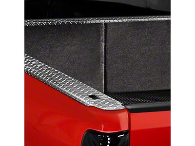 Truck Bed Side Rail Protectors without Stake Hole Openings; Treadbrite Aluminum (99-06 Sierra 1500 w/ 6.50-Foot Standard Box)