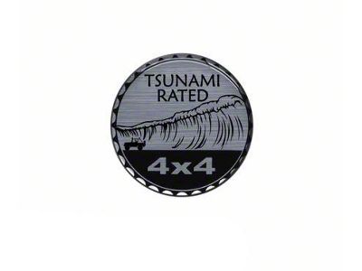 Tsunami Rated Badge (Universal; Some Adaptation May Be Required)