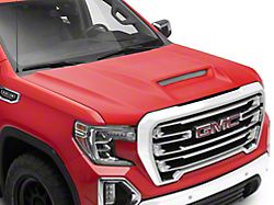 Type-RS Style Ram Air Hood; Unpainted (19-24 Sierra 1500)