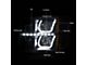 U-Bar Halo Projector Headlights with Amber Corners; Black Housing; Clear Lens (07-13 Sierra 1500)