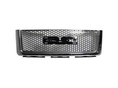 Upper Replacement Grille; Chrome (07-13 Sierra 1500)