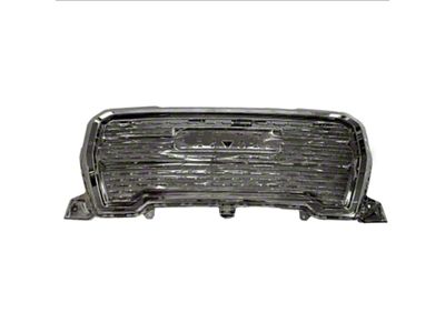 Upper Replacement Grille; Chrome (16-18 Sierra 1500 Denali)