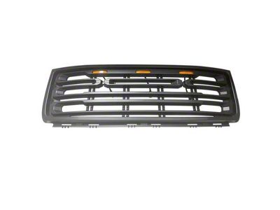 Upper Replacement Grille; Matte Black (07-13 Sierra 1500)