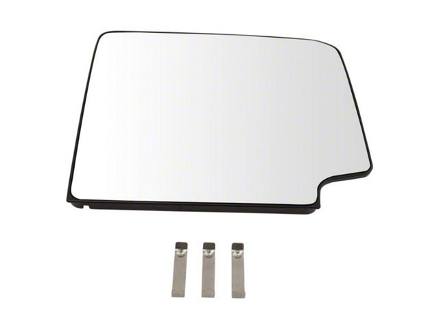 Upper Towing Mirror Glass; Passenger Side (14-17 Sierra 1500)