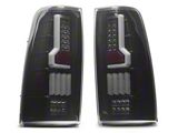 Renegade Series V2 LED Tail Lights; Black Housing; Smoked Lens (99-02 Sierra 1500 Fleetside)