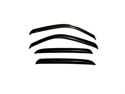 Ventvisor Window Deflectors; Front and Rear; Dark Smoke (04-06 Sierra 1500 Crew Cab)