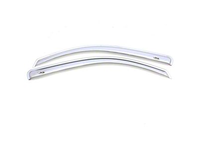 Ventvisor Window Deflectors; Front; Chrome (14-18 Sierra 1500 Regular Cab)