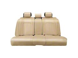 Voris Series Front and Rear Seat Covers; Beige (Universal; Some Adaptation May Be Required)