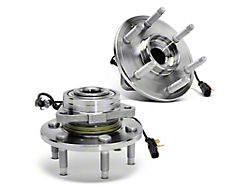 Wheel Bearing and Hub Assemblies with ABS Sensor; Front (14-18 4WD Sierra 1500)