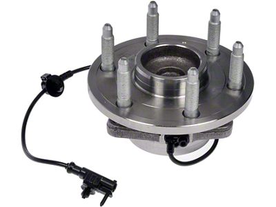 Wheel Hub and Bearing Assembly; Front (07-13 2WD Sierra 1500)