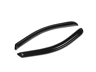 Window Visors; Dark Smoke; Front (14-18 Sierra 1500 Regular Cab)