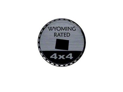 Wyoming Rated Badge (Universal; Some Adaptation May Be Required)