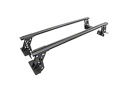 Go Rhino XRS Cross Bars; Textured Black (19-26 Sierra 1500)