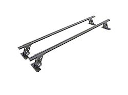 Go Rhino XRS Cross Bars for Tonneau Covers; Textured Black (19-26 Sierra 1500)