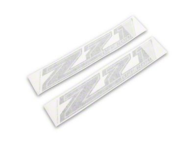 Z71 Off Road Decal; Blackout (14-17 Sierra 1500)