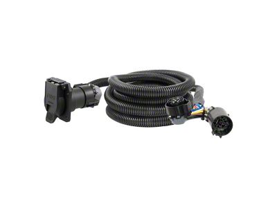 10-Foot 5th Wheel/Gooseneck Custom Wiring Harness with 7-Way Connector (07-25 Sierra 2500 HD)