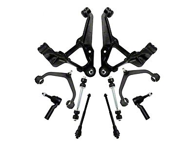 Steering Pitman Arm & Idler Arm Kit With Bracket For Chevy GMC Silverado Sierra HD (2011-2018)