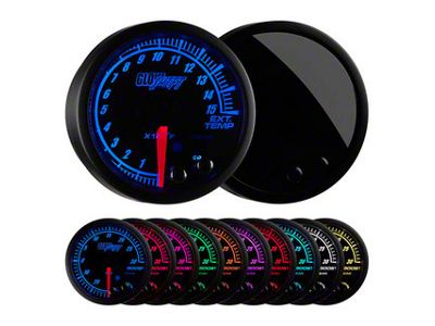 1500-Degree Exhaust Gas Temperature Gauge; Elite 10 Color (Universal; Some Adaptation May Be Required)