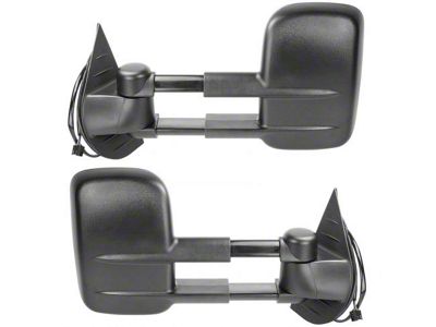 180 Degree Swing Powered Heated Manual Folding Towing Mirrors (07-14 Sierra 2500 HD)