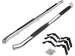 3-Inch Nerf Side Step Bars; Stainless Steel (07-19 Sierra 2500 HD Extended/Double Cab)
