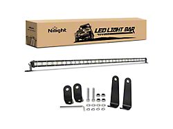 31-Inch Ultra-Slim Single Row LED Light Bar; Flood/Spot Combo (Universal; Some Adaptation May Be Required)